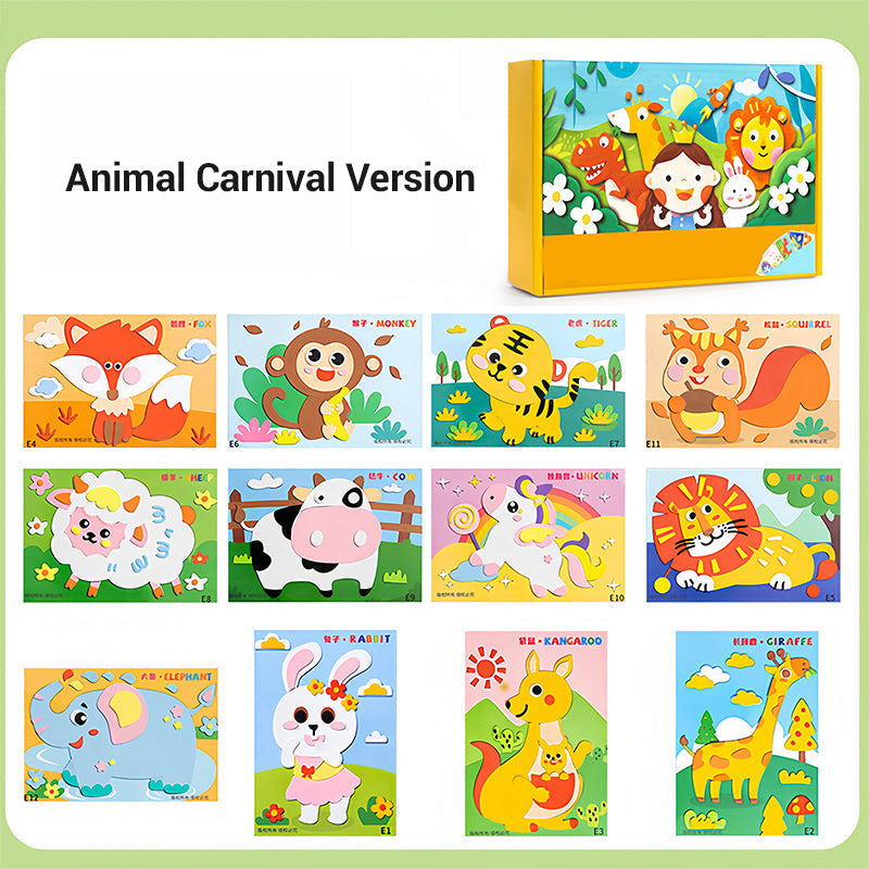 🔥Children’s DIY 3D EVA Sticker Craft