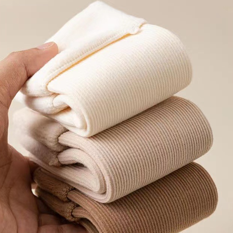 Women's Thickened Warm Solid Color Mid-Calf Socks（50% OFF）