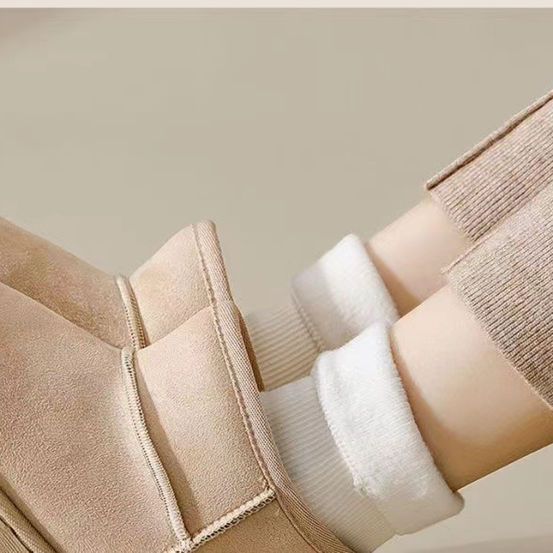 Women's Thickened Warm Solid Color Mid-Calf Socks（50% OFF）