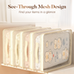 👗✨ See-Through Closet Organizer Storage Bags – Clear View & Dust-Proof, Perfect for Clothes/Bedding!