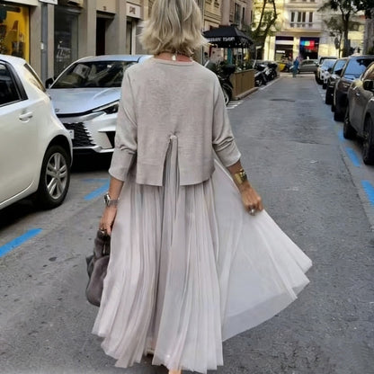 👚 50% OFF NOW! 🛍️ Seamless Transition 2-Piece Set (Long-Sleeve & Sleeveless) – Versatile, Comfortable & Year-Round Style 👖