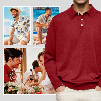📢📢55%  OFF !! ⏰Men's Comfortable Long Sleeve Lapel Shirt