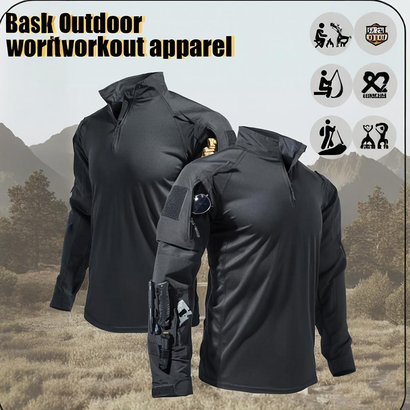50% OFF! 💎 Durable Multi-Pocket Outdoor Workout Shirt – Breathable, Rugged & Tactical-Ready 🌲💪