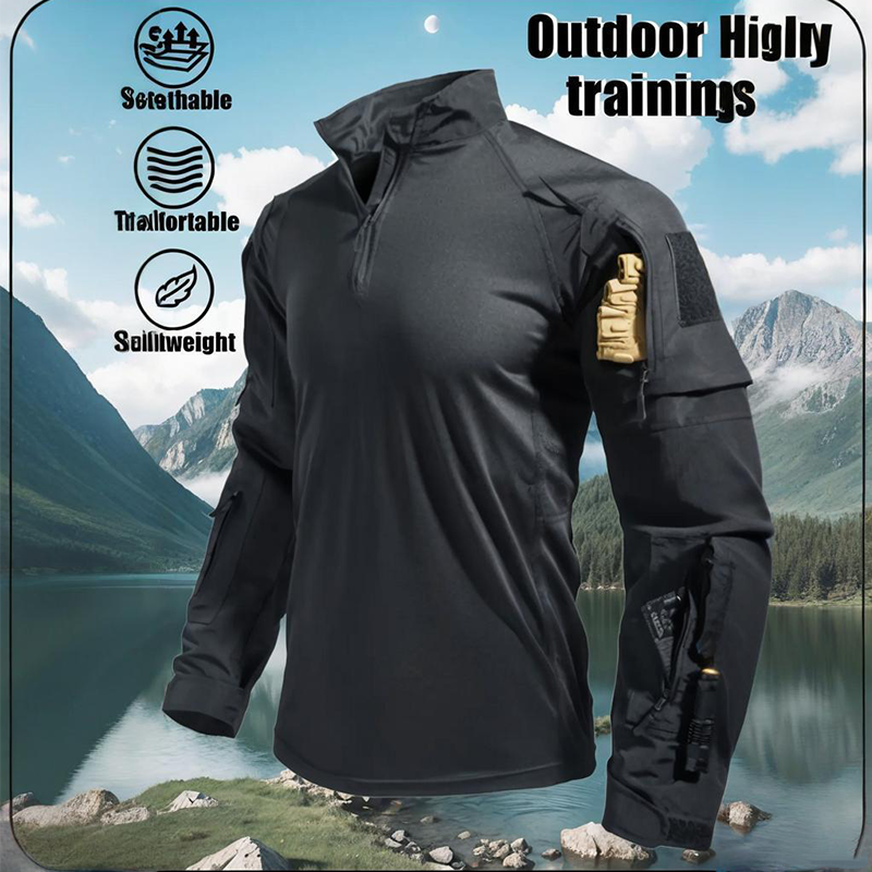 50% OFF! 💎 Durable Multi-Pocket Outdoor Workout Shirt – Breathable, Rugged & Tactical-Ready 🌲💪