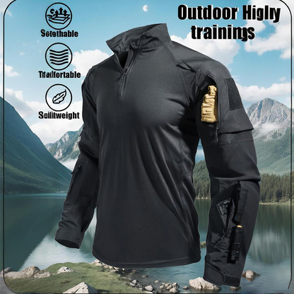 50% OFF! 💎 Durable Multi-Pocket Outdoor Workout Shirt – Breathable, Rugged & Tactical-Ready 🌲💪