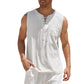 ⌛Limited-Time Offer-Men's Casual Sleeveless Lace-Up Tank Top