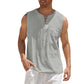⌛Limited-Time Offer-Men's Casual Sleeveless Lace-Up Tank Top