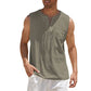 ⌛Limited-Time Offer-Men's Casual Sleeveless Lace-Up Tank Top