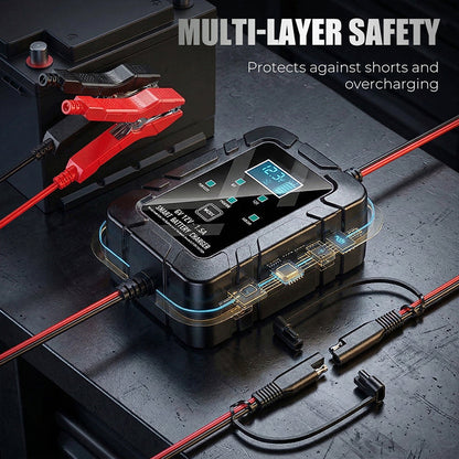 🔥Limited Time Promotion 50% OFF🔥1.5A 6V 12V Automatic Battery Charger
