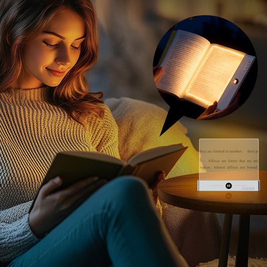 LED Panel Reading Light with 3 Colors & Timer