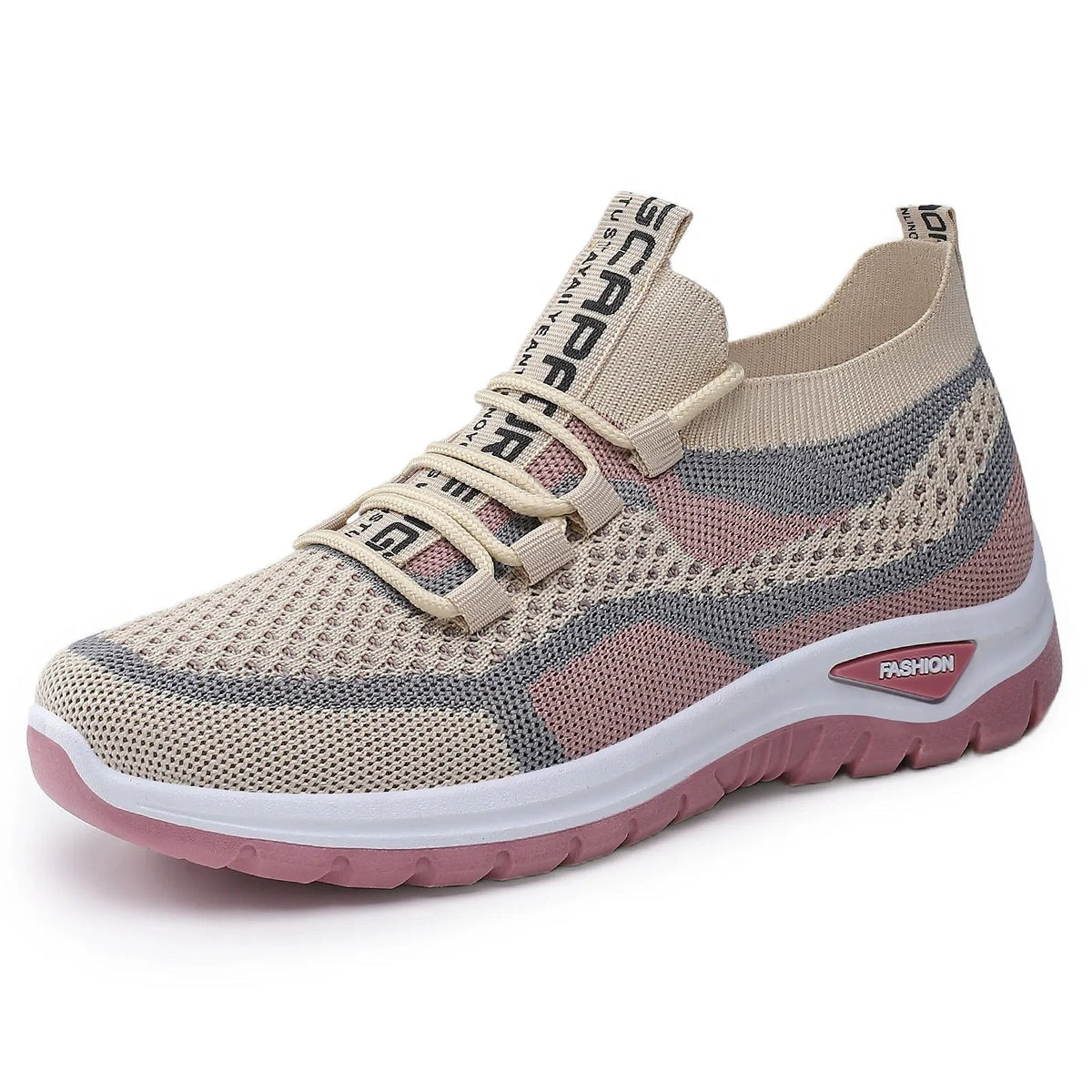 👟 Lightweight Comfort | Women's Breathable Lace-Up Walking Shoes