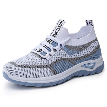👟 Lightweight Comfort | Women's Breathable Lace-Up Walking Shoes