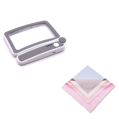 🔥Folding Handheld Magnifying Glass with Light for Reading