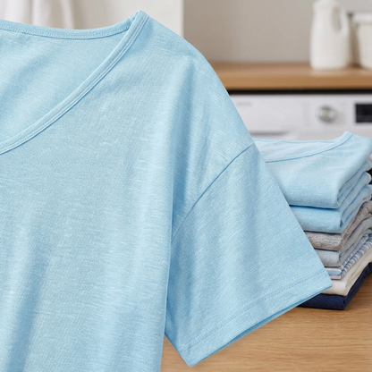 Women's Casual V-Neck Short Sleeve T-Shirt