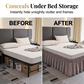 🔥Now on sale-Effortless Setup Elastic Bed Skirt