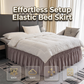 🔥Now on sale-Effortless Setup Elastic Bed Skirt