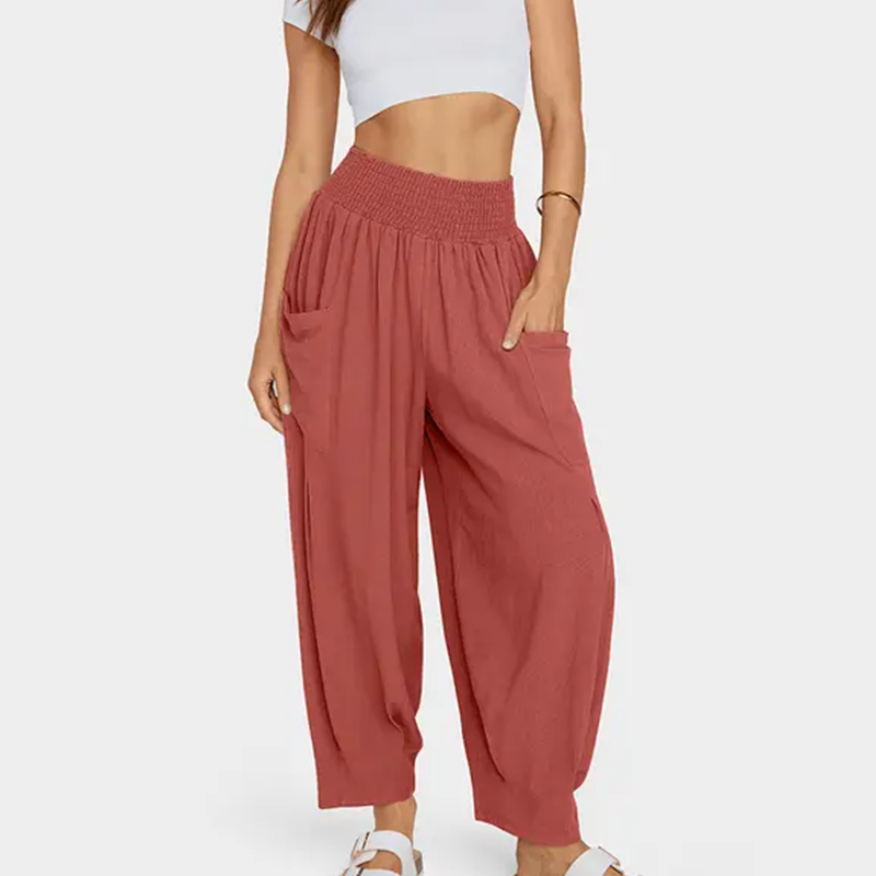 📢📢Limited-time 50% off-Women's Casual Loose High-Waisted Harem Pants