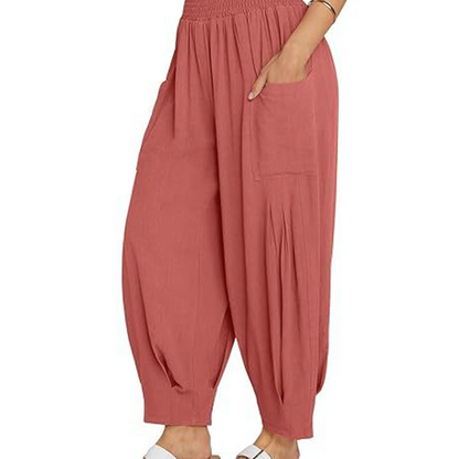 📢📢Limited-time 50% off-Women's Casual Loose High-Waisted Harem Pants
