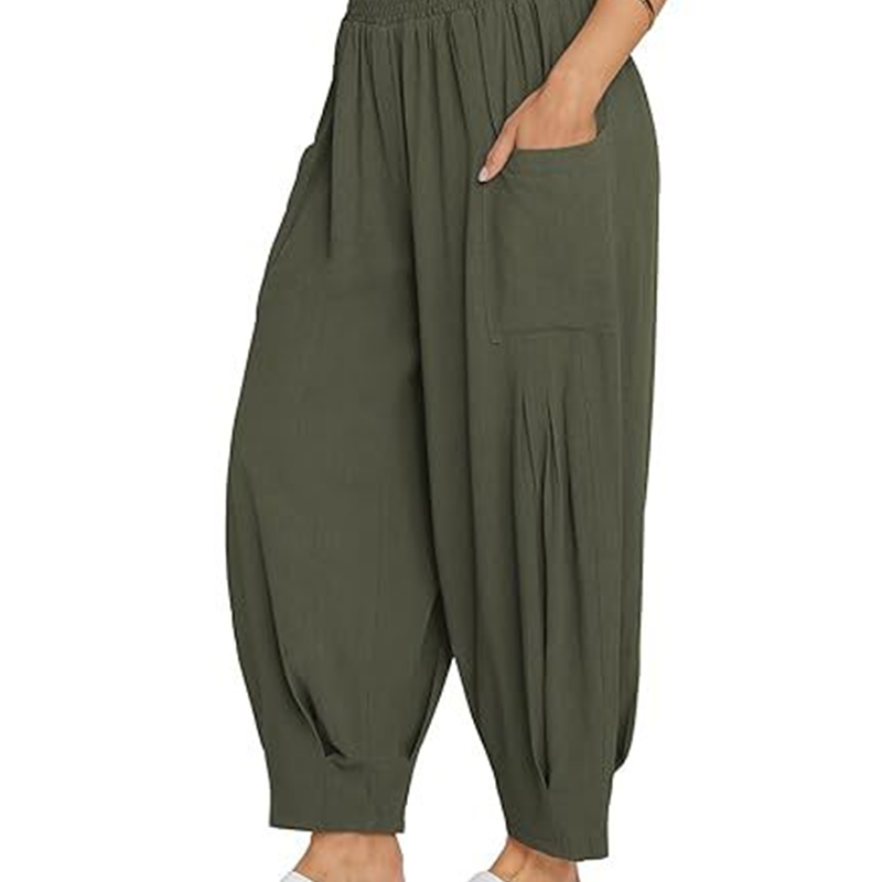 📢📢Limited-time 50% off-Women's Casual Loose High-Waisted Harem Pants