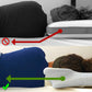 Practical Gifts - Cowhorn-shaped Breathable Memory Sponges Neck Care Pillow