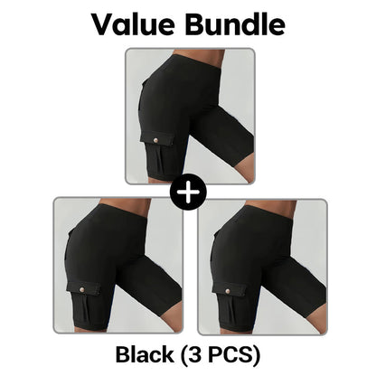 💥🧘‍♀️🍑 50% OFF! High‑Waist Butt‑Lifting Shorts – 4‑way stretch, squat‑proof. Pockets for phone & keys. Gentle tummy control, all‑day comfort. Your workout bestie. 🩳✨