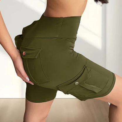 💥🧘‍♀️🍑 50% OFF! High‑Waist Butt‑Lifting Shorts – 4‑way stretch, squat‑proof. Pockets for phone & keys. Gentle tummy control, all‑day comfort. Your workout bestie. 🩳✨