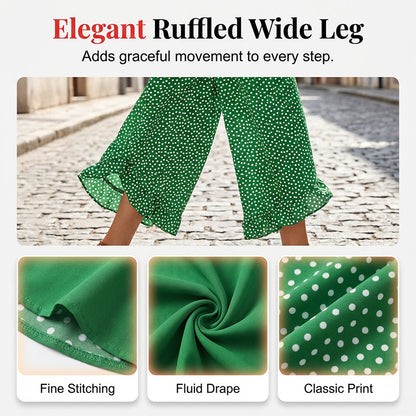 💖50% OFF🌺Women’s Flowy High Waist Wide-Leg Pants – Slimming, Comfy & Chic
