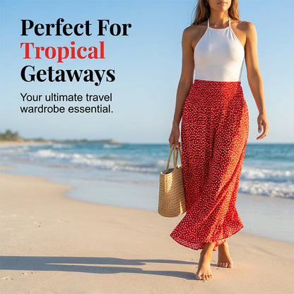 💖50% OFF🌺Women’s Flowy High Waist Wide-Leg Pants – Slimming, Comfy & Chic