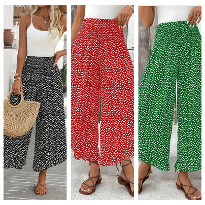 💖50% OFF🌺Women’s Flowy High Waist Wide-Leg Pants – Slimming, Comfy & Chic