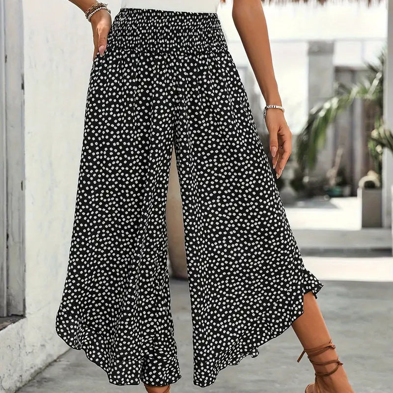 💖50% OFF🌺Women’s Flowy High Waist Wide-Leg Pants – Slimming, Comfy & Chic