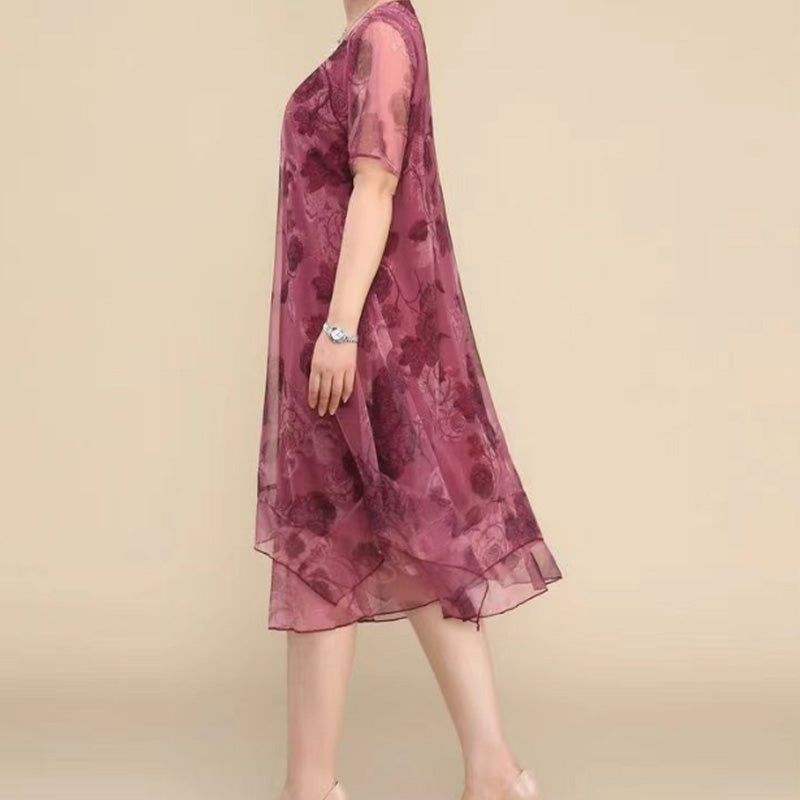 Women's Elegant Casual Lightweight Printed Dress