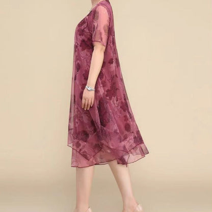 Women's Elegant Casual Lightweight Printed Dress