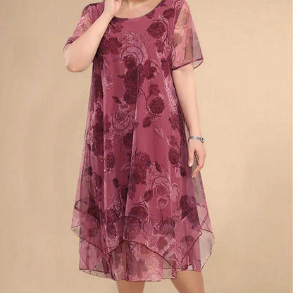 Women's Elegant Casual Lightweight Printed Dress