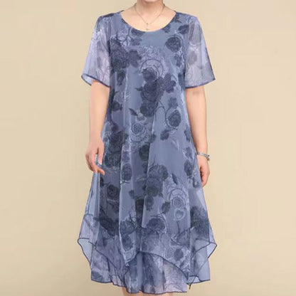 Women's Elegant Casual Lightweight Printed Dress