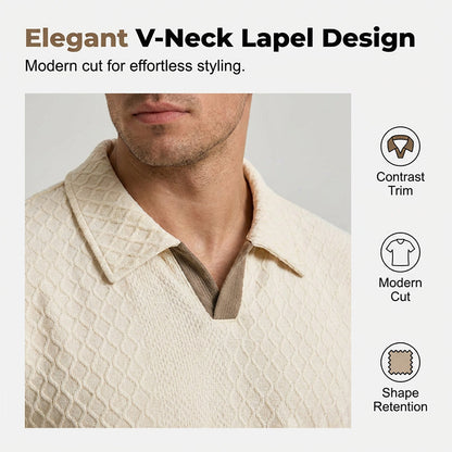 Men's Jacquard T Shirt & Shorts Set