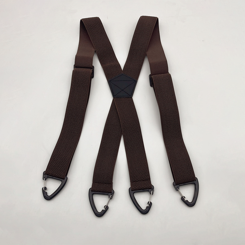 📢📢High elasticity Men's X-Back Suspenders with Hook Clips