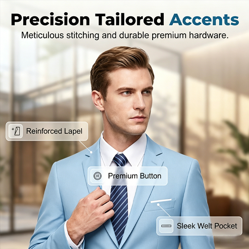 ✨👔50% OFF! 🔥Men's 2-piece modern fit business suit set