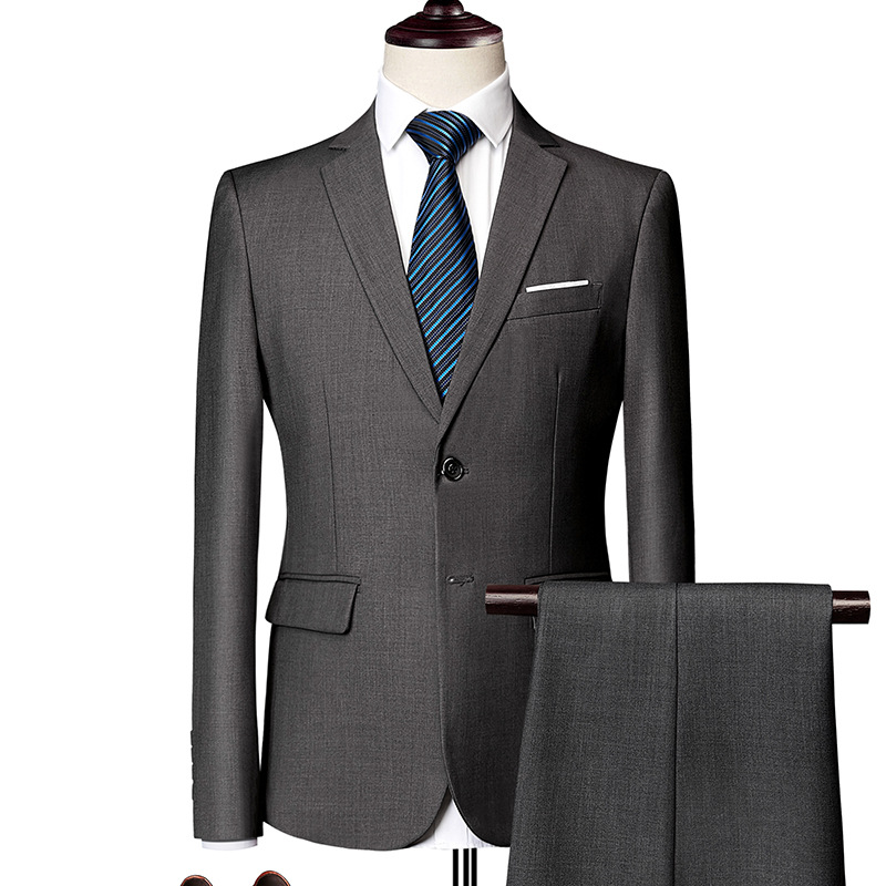 ✨👔50% OFF! 🔥Men's 2-piece modern fit business suit set
