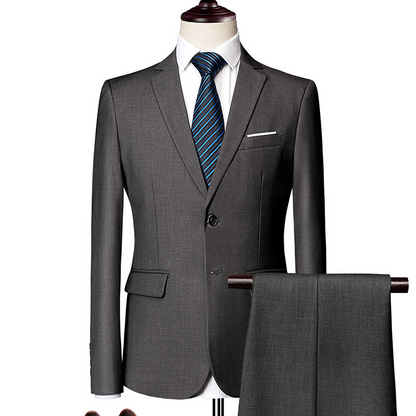 ✨👔50% OFF! 🔥Men's 2-piece modern fit business suit set
