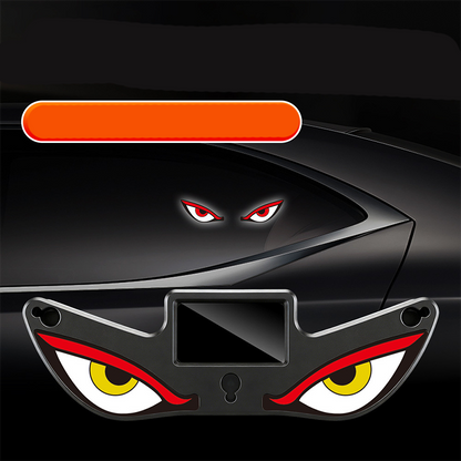 Solar Powered Devil's Eye LED Car Warning Light