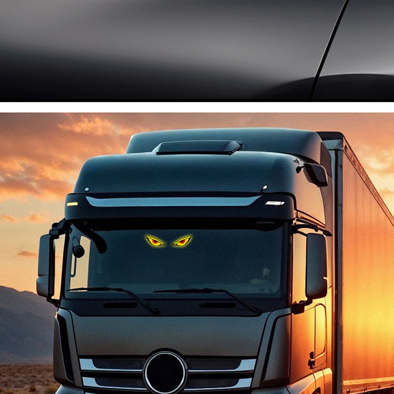 Solar Powered Devil's Eye LED Car Warning Light