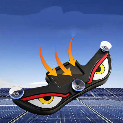 Solar Powered Devil's Eye LED Car Warning Light