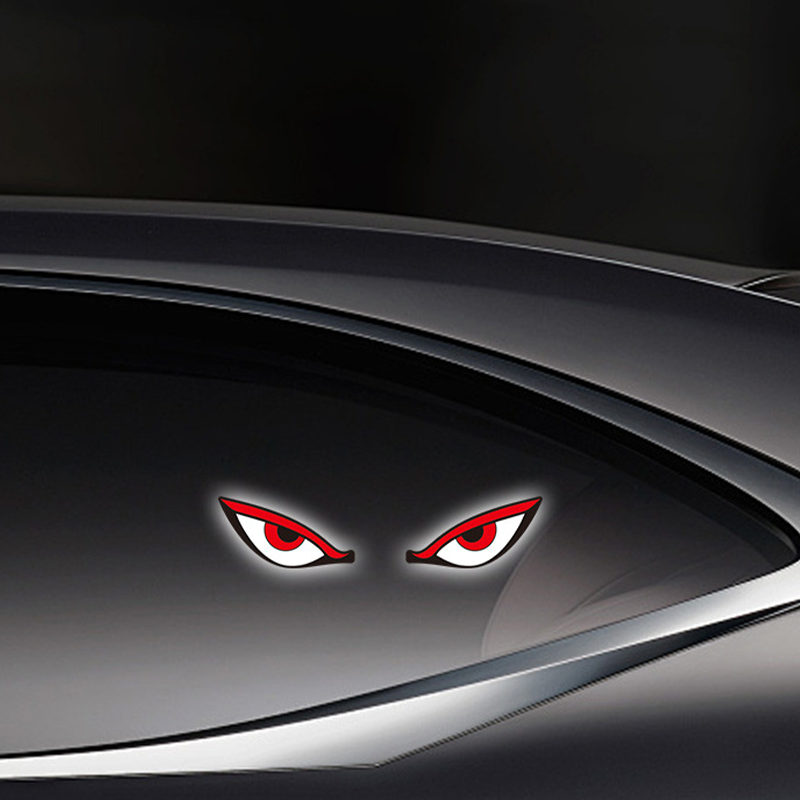 Solar Powered Devil's Eye LED Car Warning Light