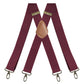 📢📢High elasticity Men's X-Back Suspenders with Hook Clips
