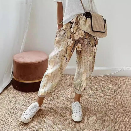🔥Hot Sale Offers-Women's Printed Multicolor Casual Pants