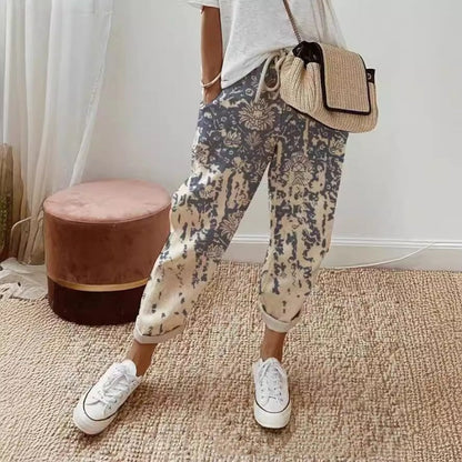 🔥Hot Sale Offers-Women's Printed Multicolor Casual Pants