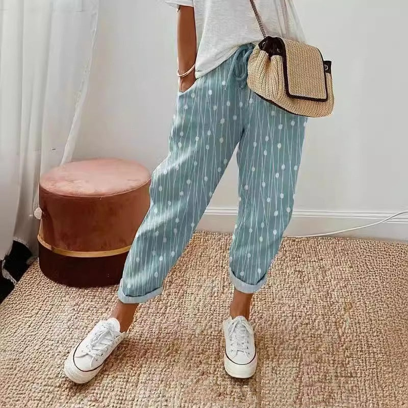 🔥Hot Sale Offers-Women's Printed Multicolor Casual Pants