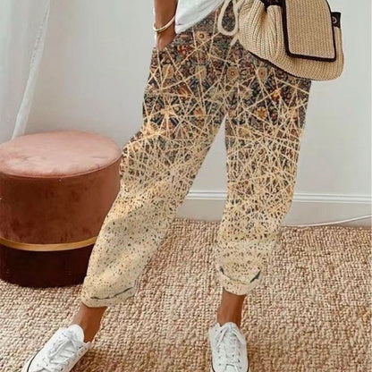 🔥Hot Sale Offers-Women's Printed Multicolor Casual Pants