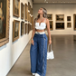 📢📢50% OFF !! ⏰Women's High-Waist Wide-Leg Pants