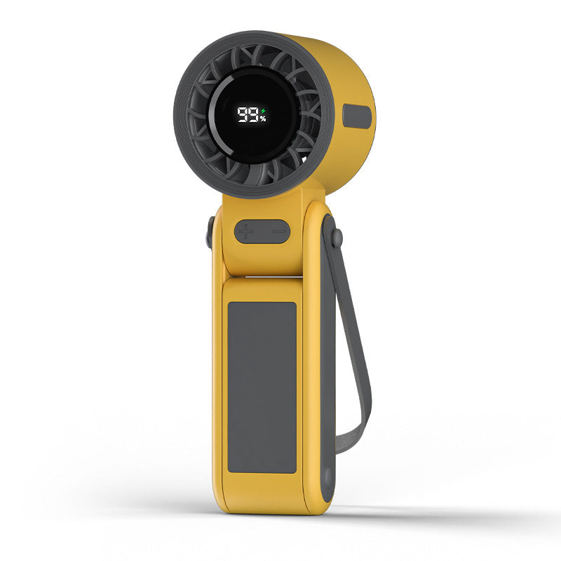 Foldable Handheld Fan with Cooling Plate